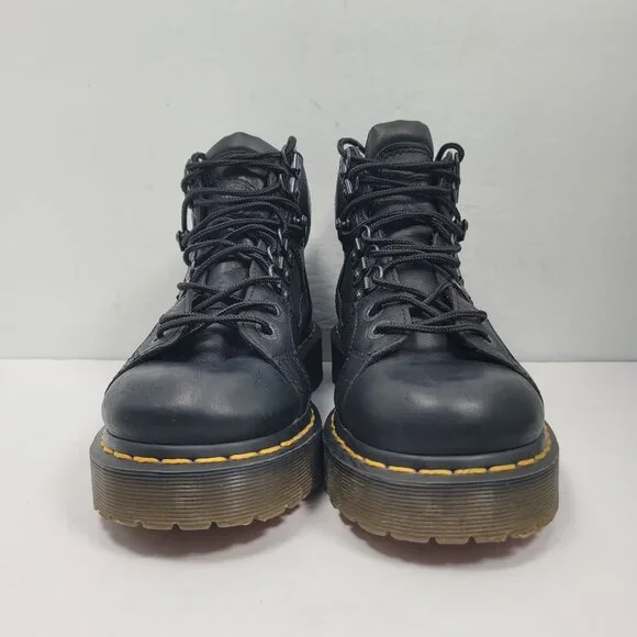 Dr. Martens 8699 Men's Black Leather Lace Up Boots US Size 5 / Wo's US Size 6 - Picture 3 of 10